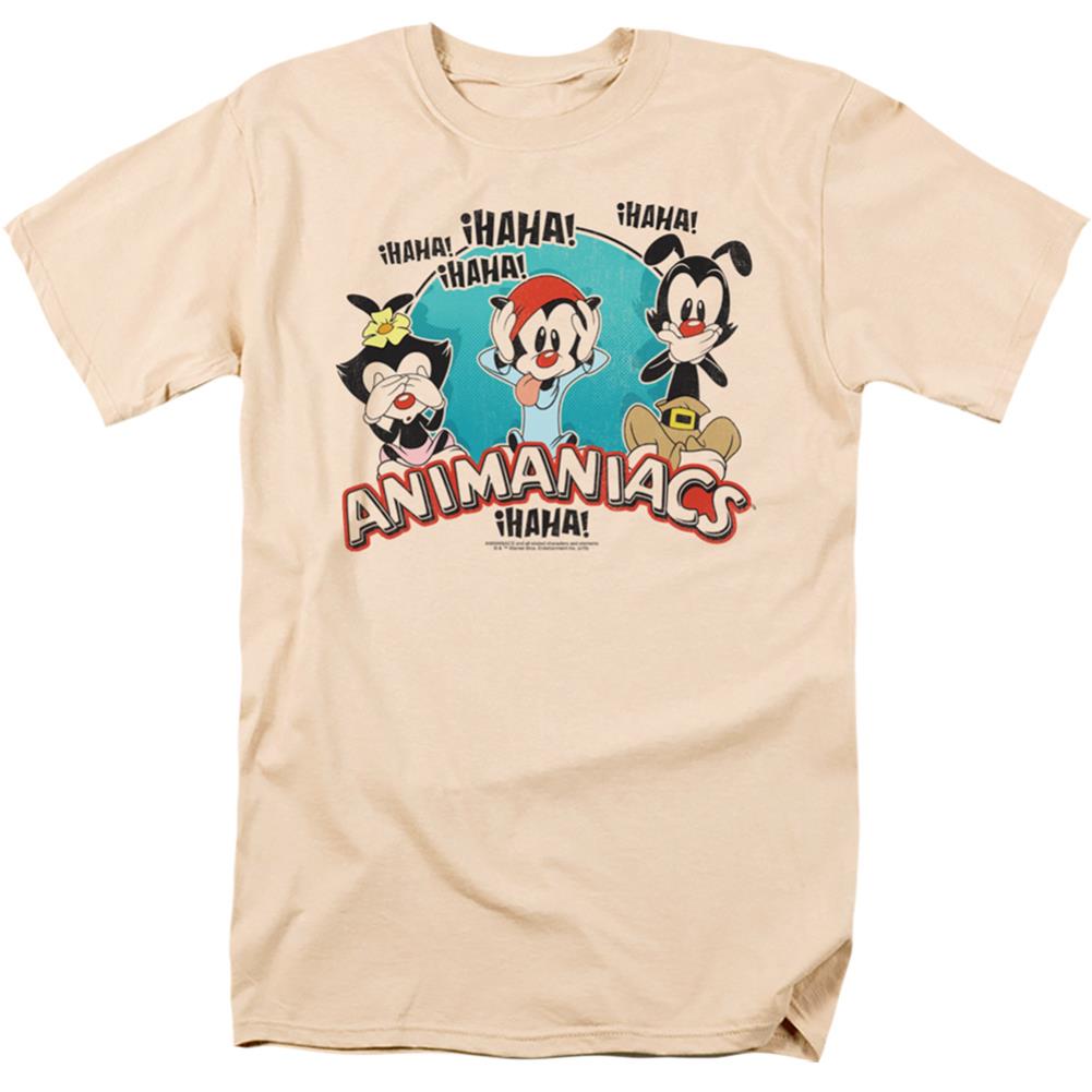 Animaniacs No Evil Men's 18/1 Cotton Short-Sleeve T-Shirt