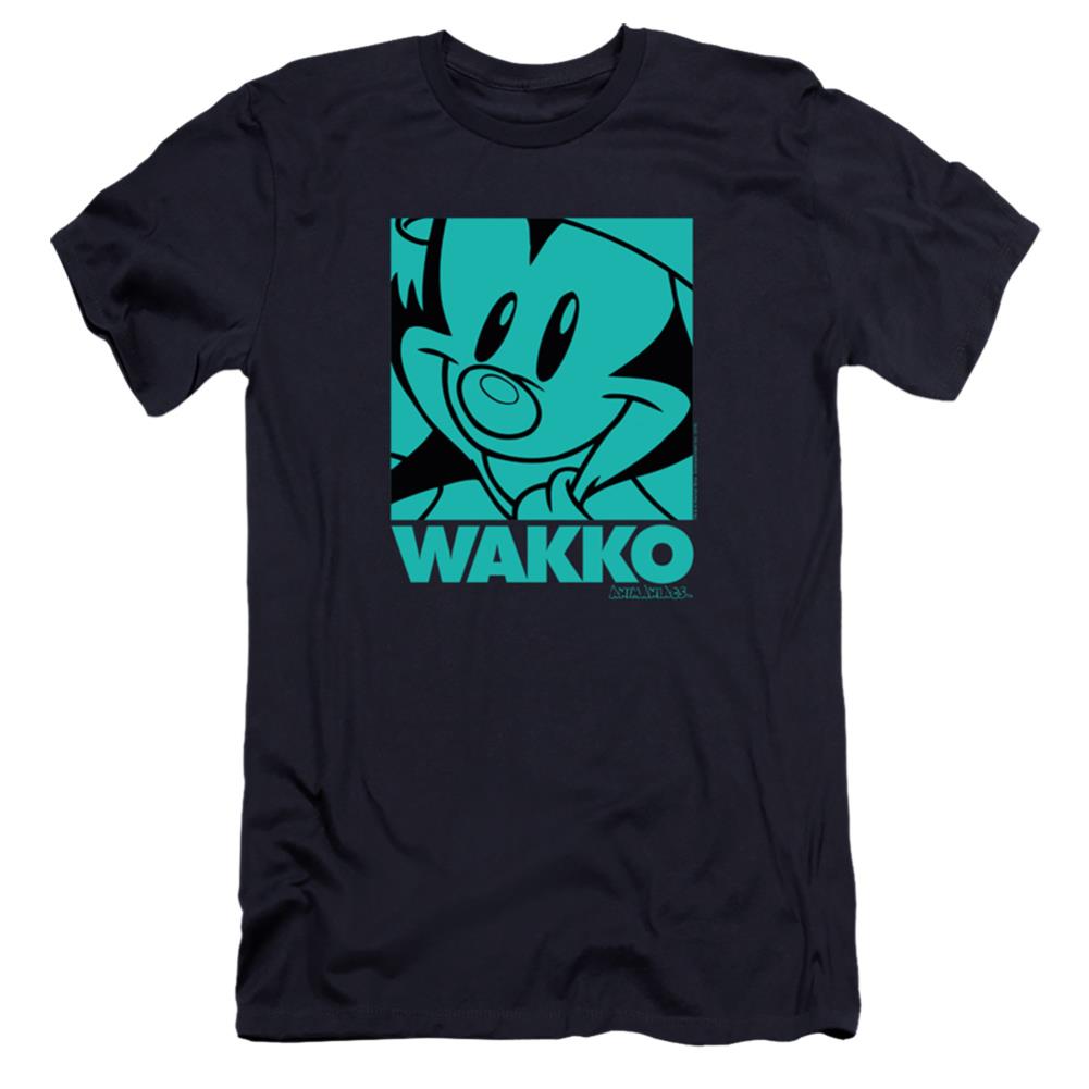 Animaniacs Pop Wakko Men's Ultra-Soft 30/1 Cotton Slim Short-Sleeve T-Shirt