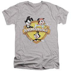 Animaniacs Shielded Animaniacs Men's 30/1 Cotton Slim V-Neck T-Shirt