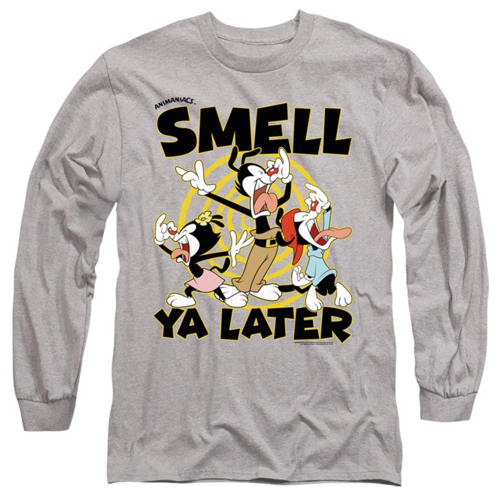 Animaniacs Smell Ya Later Men's 18/1 Cotton Long-Sleeve T-Shirt