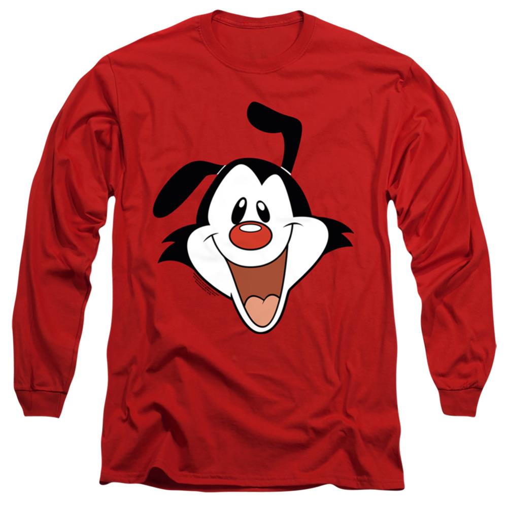 Animaniacs Yakko Head Men's 18/1 Cotton Long-Sleeve T-Shirt