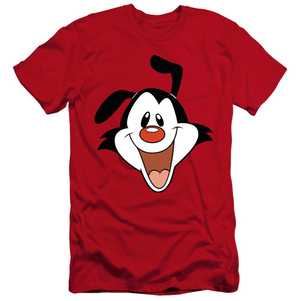 Animaniacs Yakko Head Men's Ultra-Soft 30/1 Cotton Slim Short-Sleeve T-Shirt