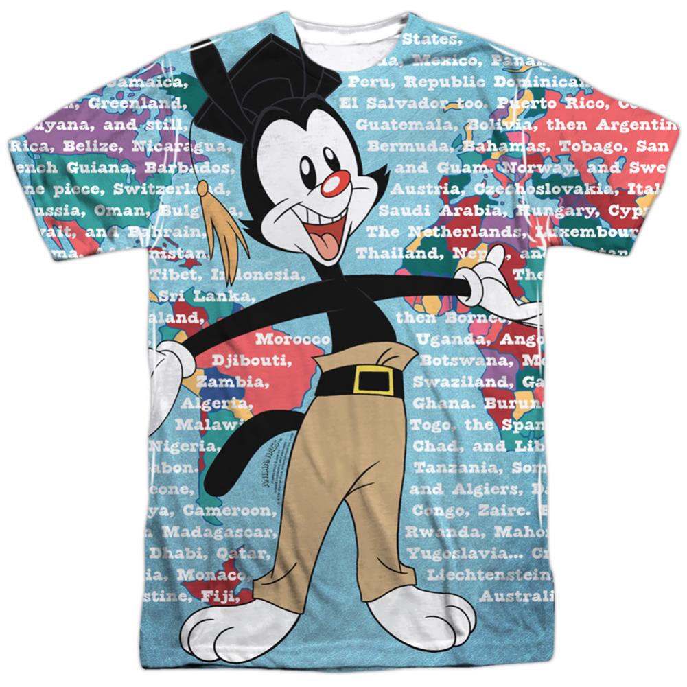 Animaniacs Yakko World Men's Regular Fit Polyester Short-Sleeve T-Shirt
