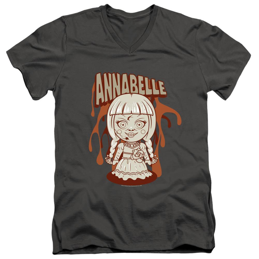 Annabelle Annabelle Illustration Men's 30/1 Cotton Slim V-Neck T-Shirt