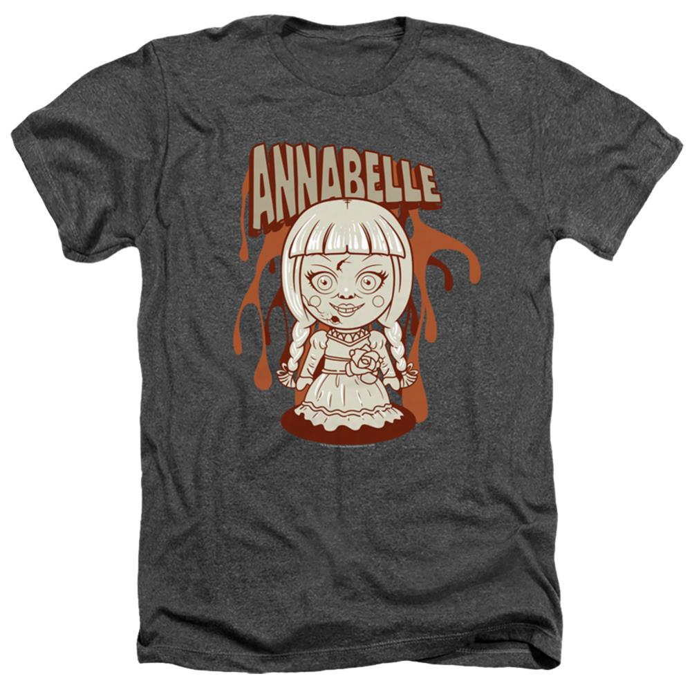 Annabelle Annabelle Illustration Men's 30/1 Heather 60 40 Poly Short-Sleeve T-Shirt