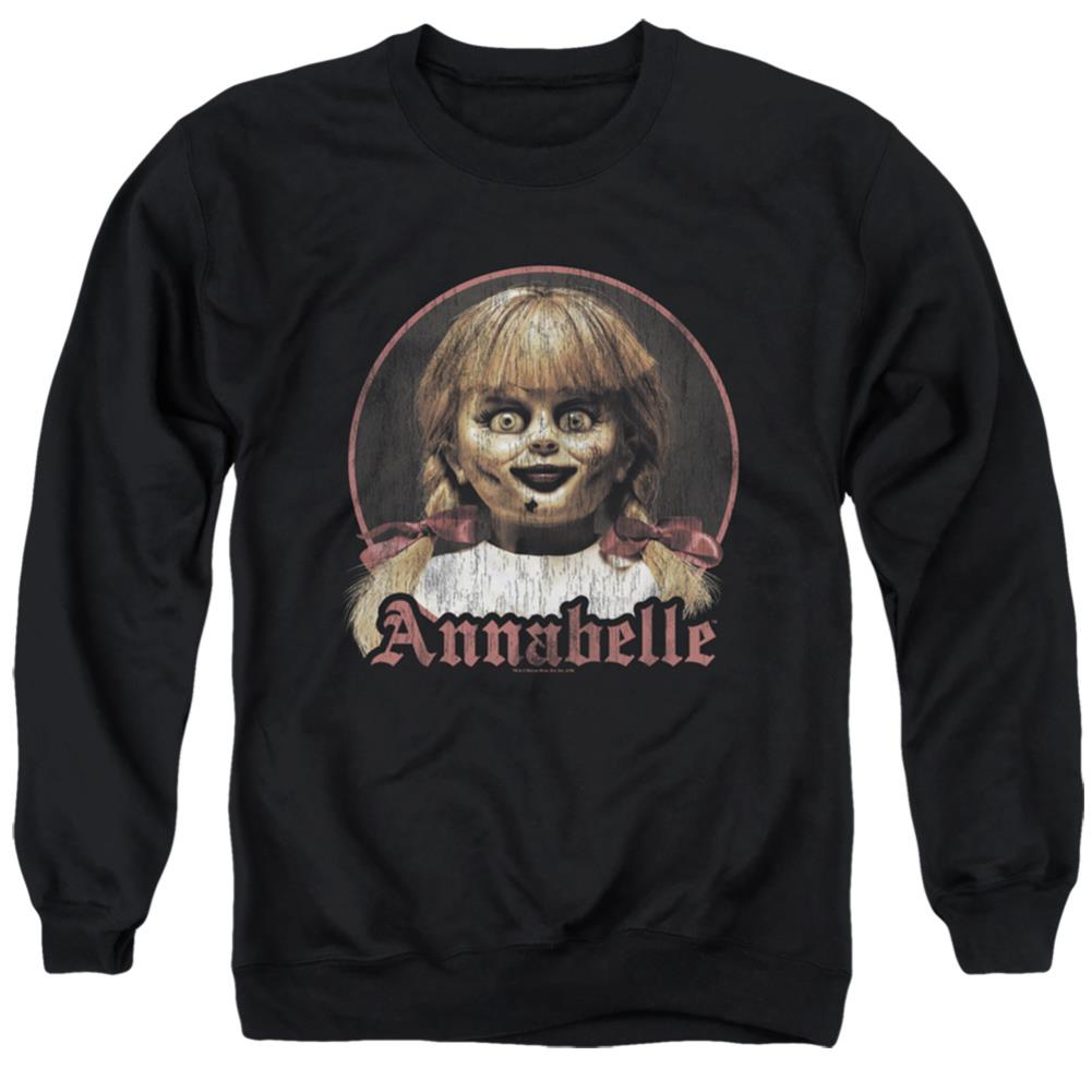Annabelle Annabelle Portrait Men's Crewneck 50 50 Poly Long-Sleeve T-Shirt