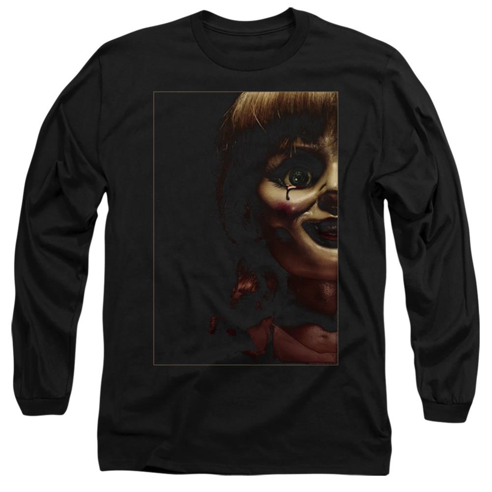 Annabelle Doll Tear Men's 18/1 Cotton Long-Sleeve T-Shirt