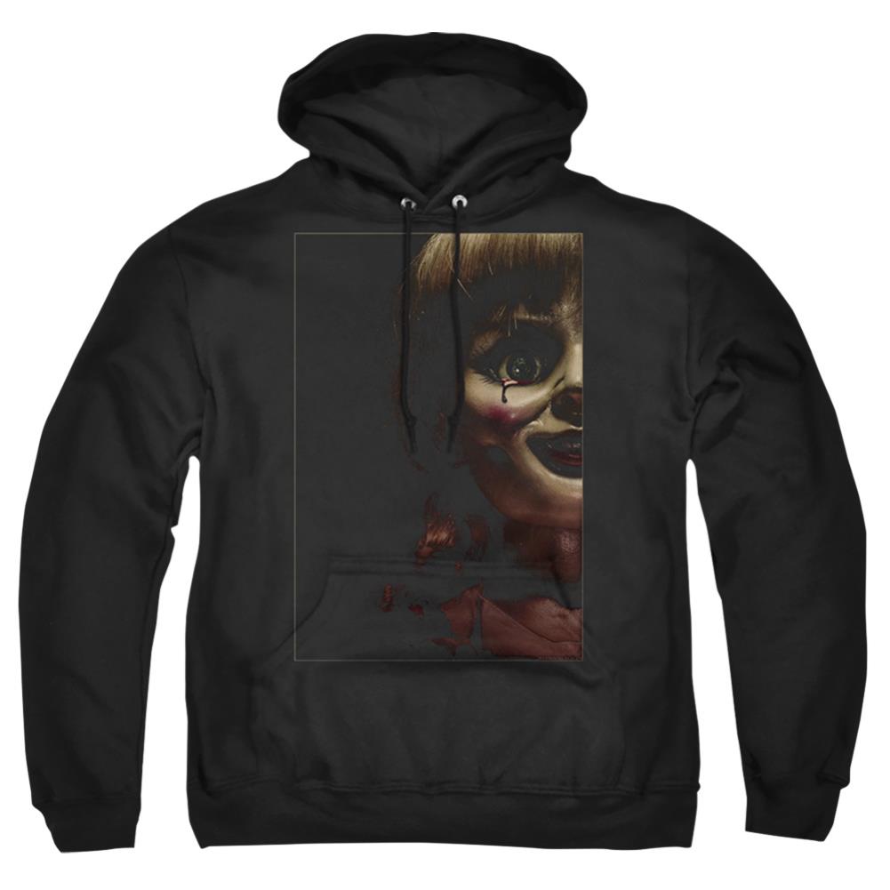 Annabelle Doll Tear Men's Pull-Over 75 25 Poly Hoodie
