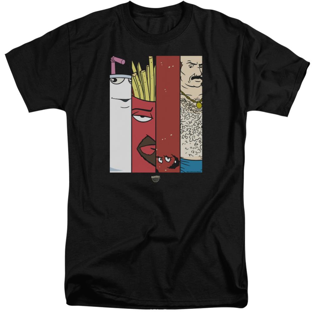 Aqua Teen Hunger Force Group Tiles Men's 18/1 Tall Cotton Short-Sleeve T-Shirt