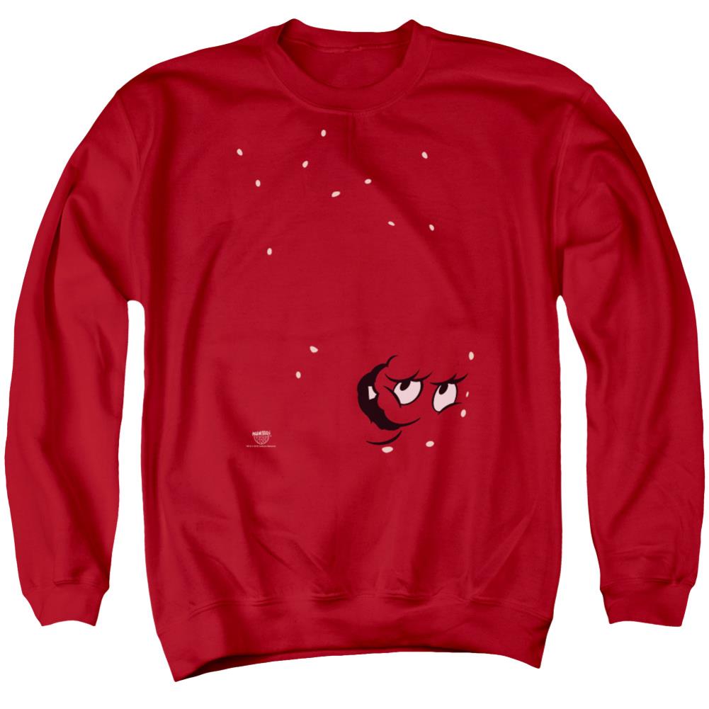 Aqua Teen Hunger Force Meatwad Men's Crewneck 50 50 Poly Long-Sleeve T-Shirt