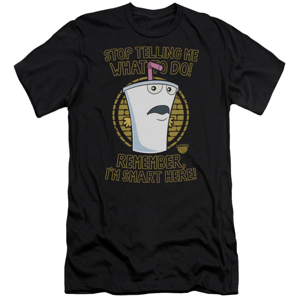 Aqua Teen Hunger Force Stop Men's Ultra-Soft 30/1 Cotton Slim Short-Sleeve T-Shirt