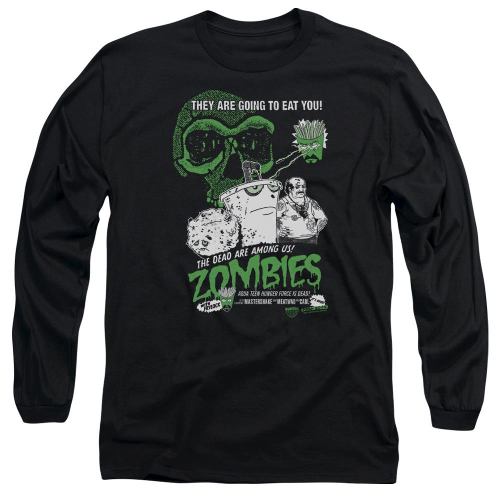 Aqua Teen Hunger Force Zombies Men's 18/1 Cotton Long-Sleeve T-Shirt