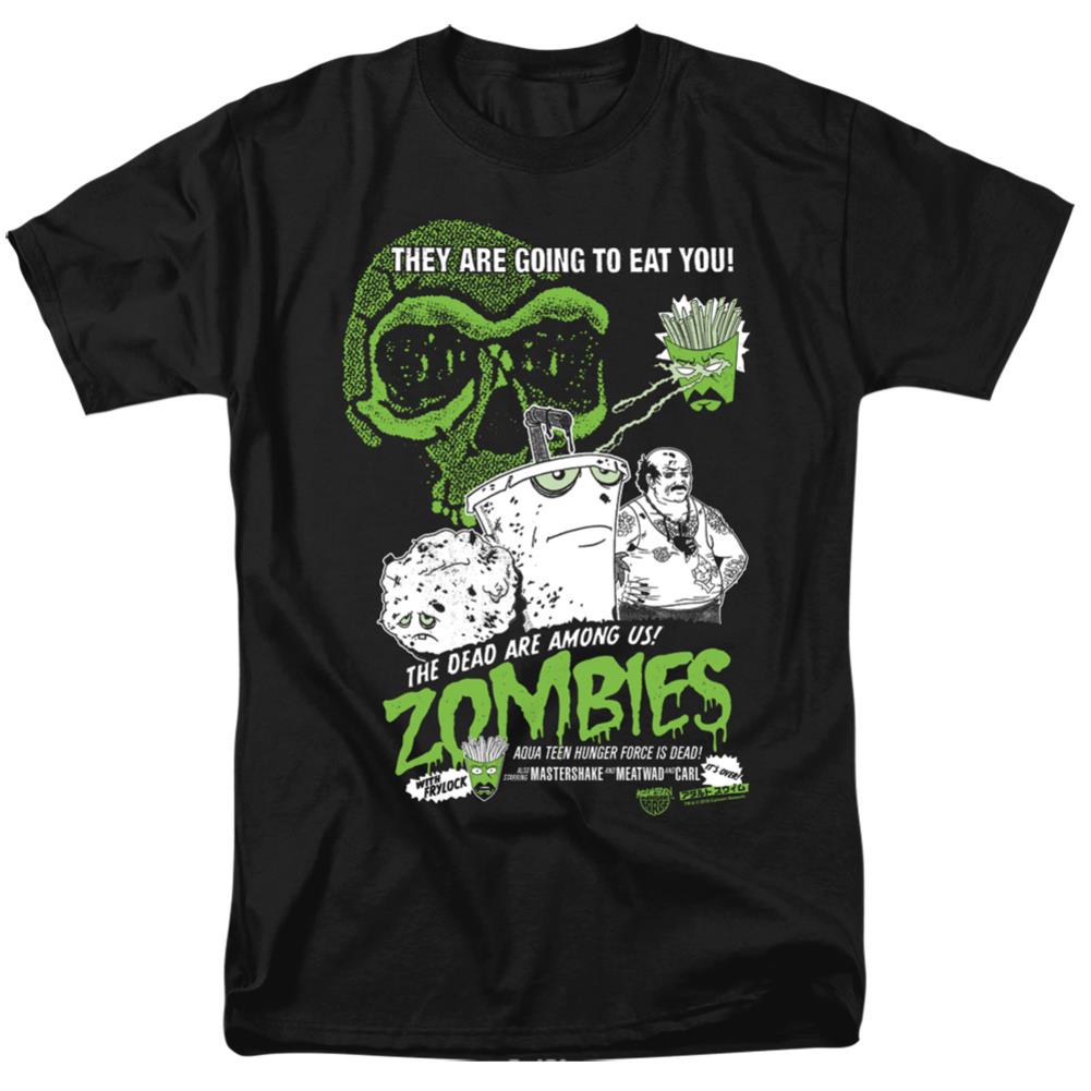 Aqua Teen Hunger Force Zombies Men's 18/1 Cotton Short-Sleeve T-Shirt