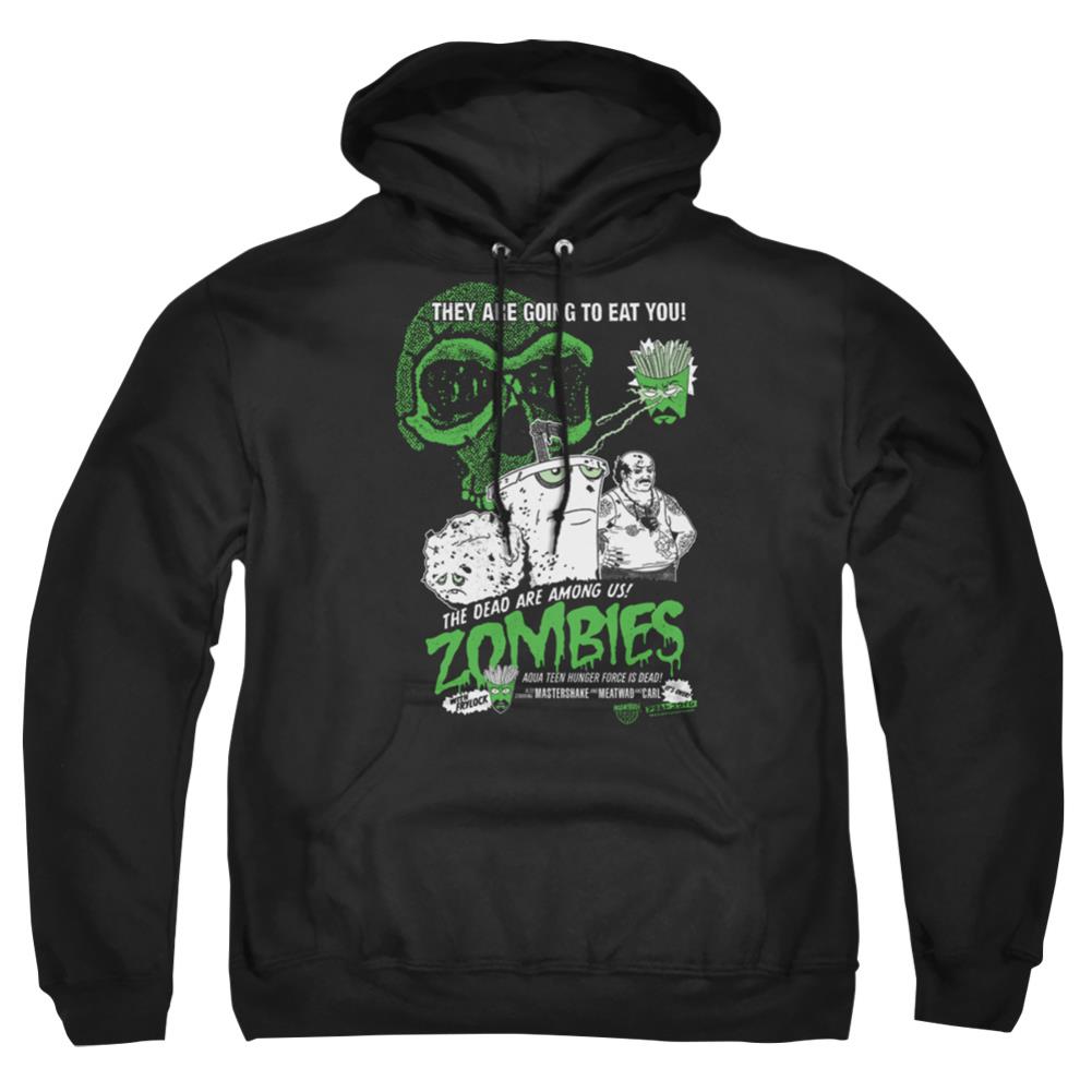 Aqua Teen Hunger Force Zombies Men's Pull-Over 75 25 Poly Hoodie
