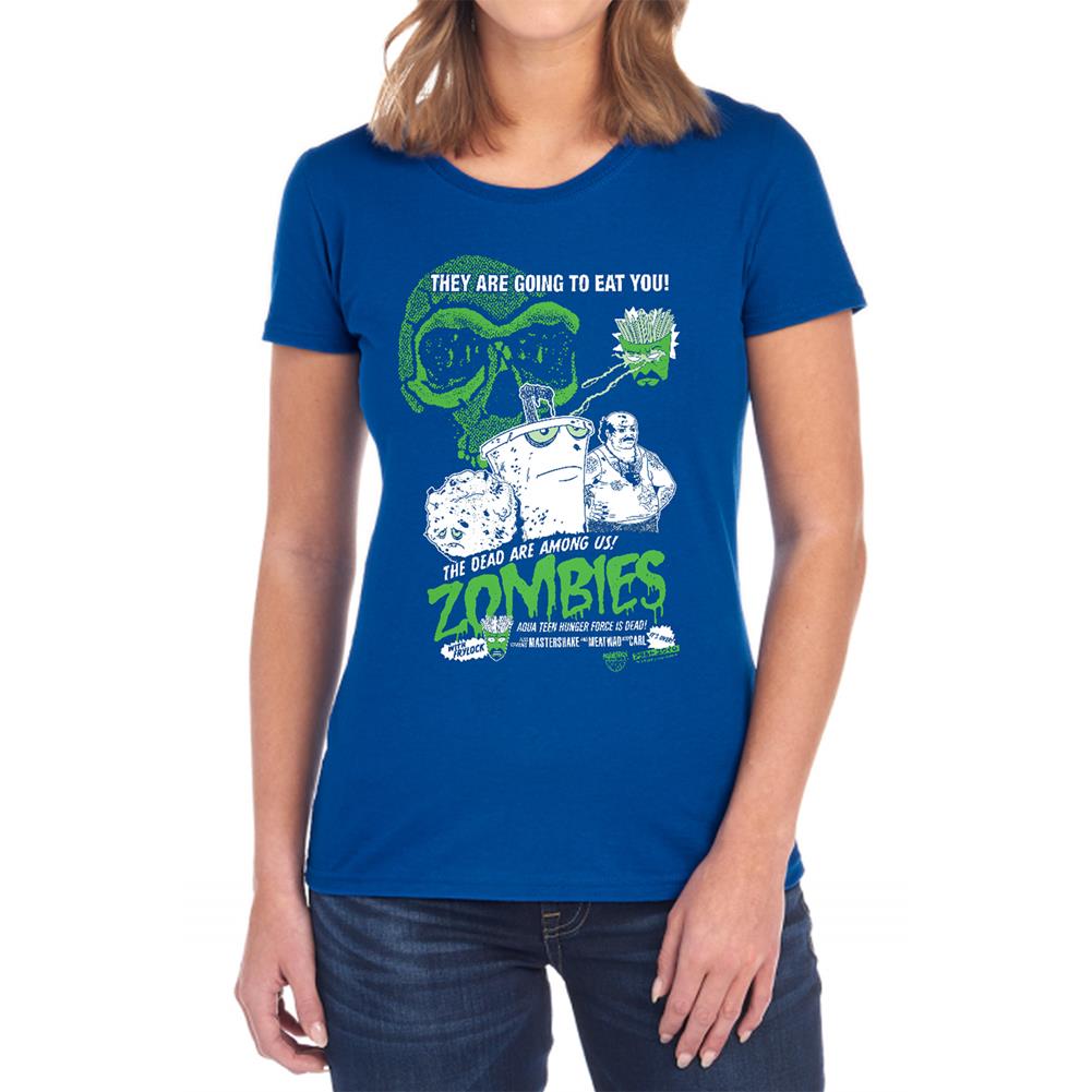 Aqua Teen Hunger Force Zombies Women's 18/1 Cotton Short-Sleeve T-Shirt