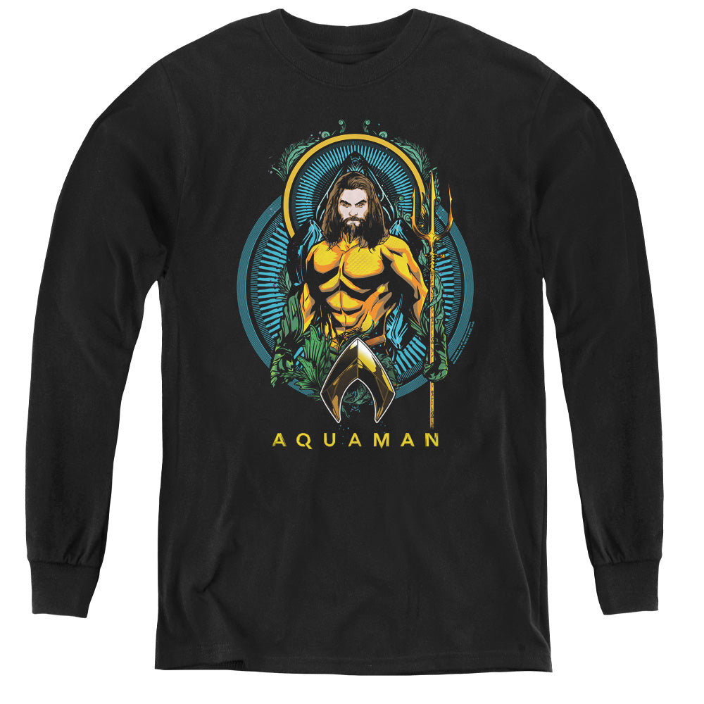 Aquaman Movie Aqua Nouveau Youth Long-Sleeve T-Shirt