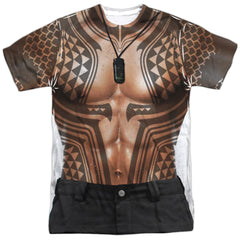 Aquaman Movie Aquaman Tattoos Men's Regular Fit Polyester Short-Sleeve T-Shirt