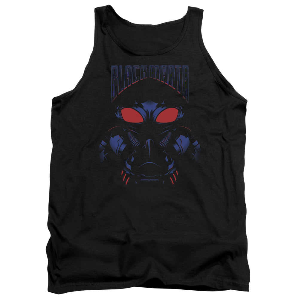 Aquaman Movie Black Manta Men's 18/1 Cotton Tank Top
