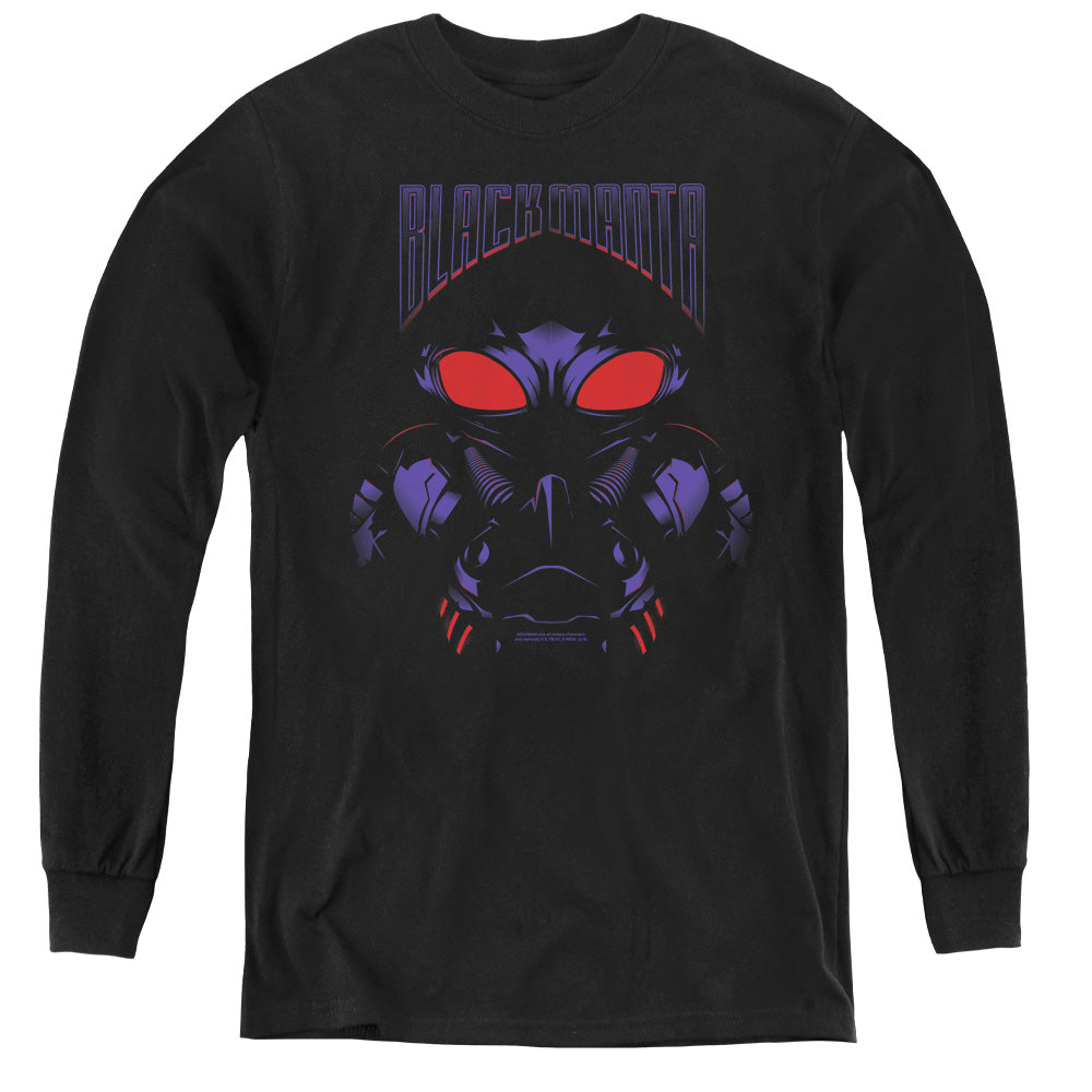 Aquaman Movie Black Manta Youth Long-Sleeve T-Shirt