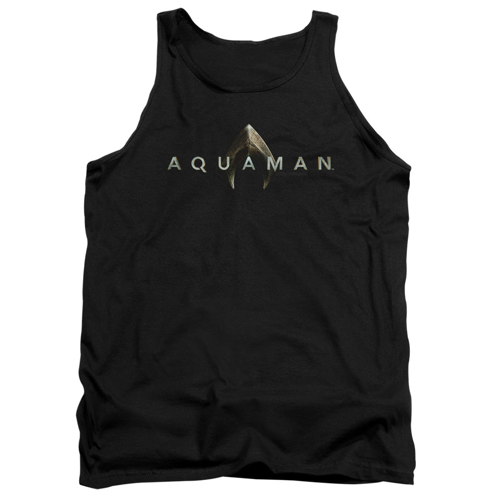 Aquaman Movie Logo Men's 18/1 Cotton Tank Top