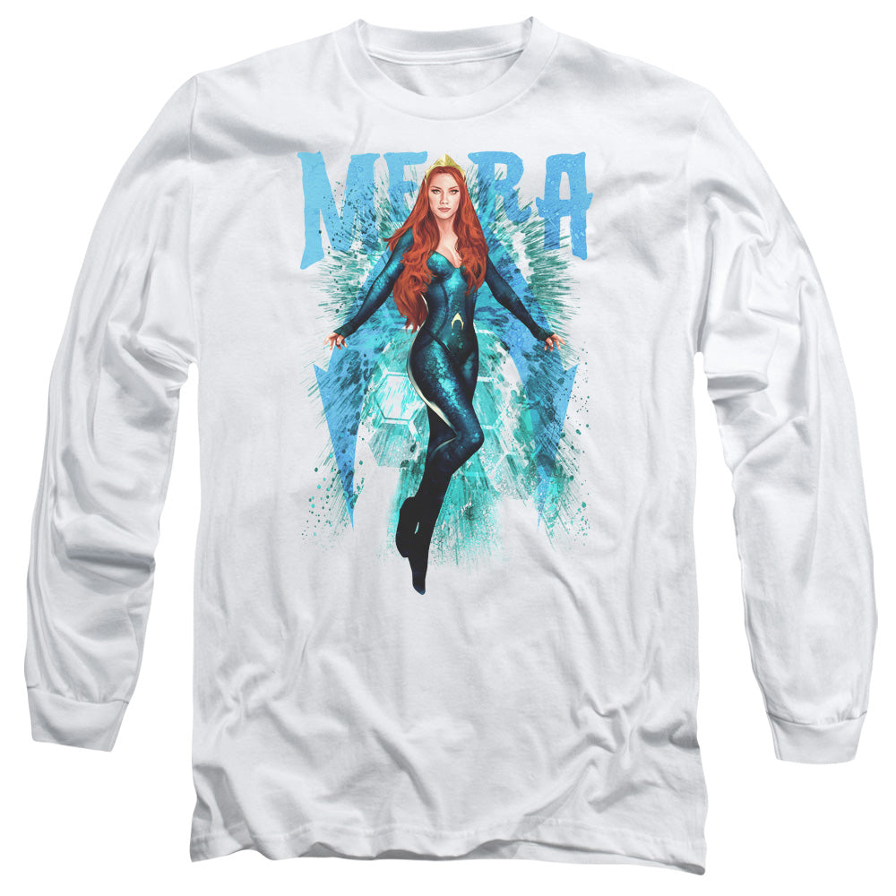 Aquaman Movie Mera Men's 18/1 Cotton Long-Sleeve T-Shirt