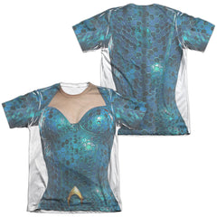 Aquaman Movie Mera Uniform Men's Regular Fit Poly Cotton Short-Sleeve T-Shirt