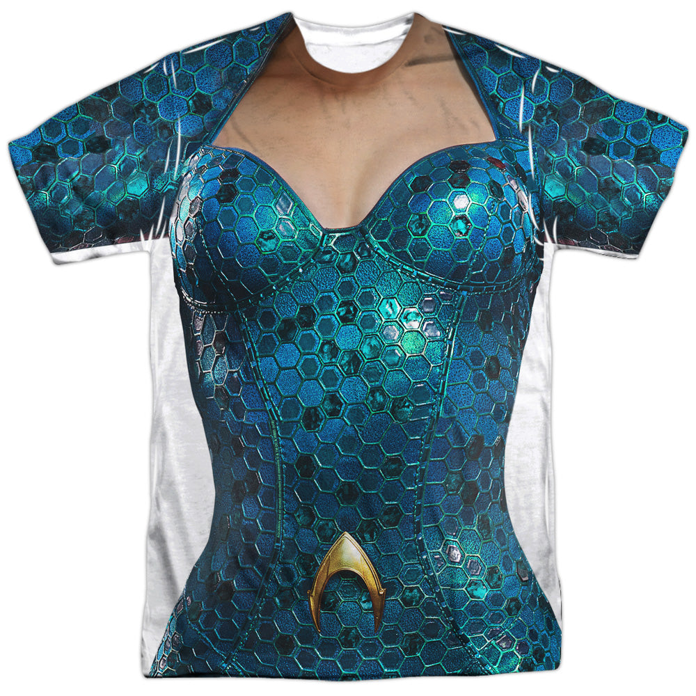 Aquaman Movie Mera Uniform Men's Regular Fit Polyester Short-Sleeve T-Shirt