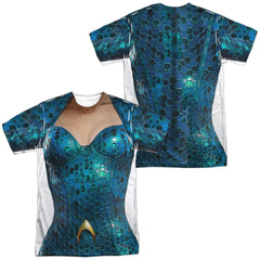 Aquaman Movie Mera Uniform Men's Regular Fit Polyester Short-Sleeve T-Shirt