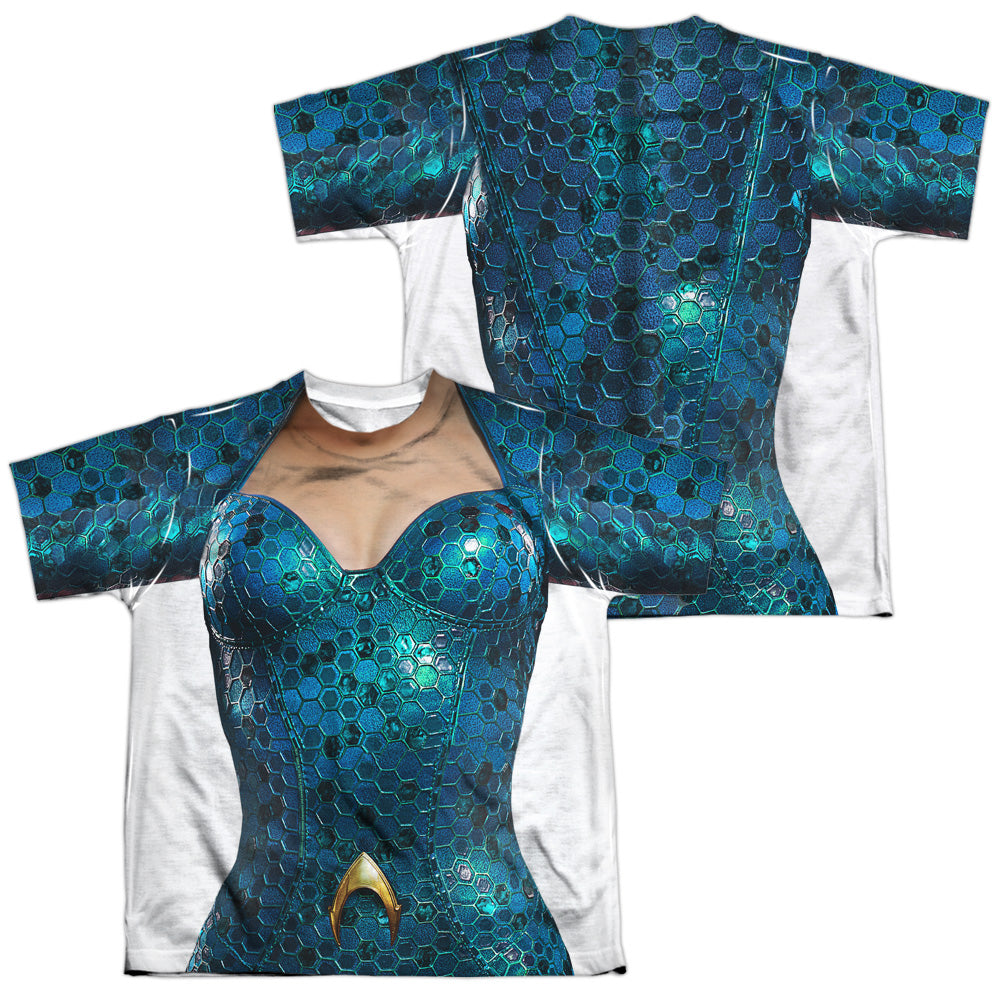 Aquaman Movie Mera Uniform Youth Regular Fit Poly Short-Sleeve T-Shirt