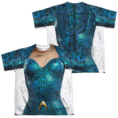 Aquaman Movie Mera Uniform Youth Regular Fit Poly Short-Sleeve T-Shirt