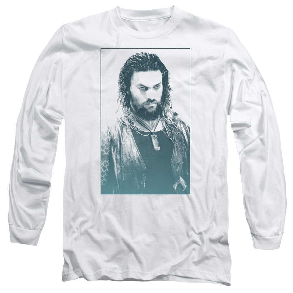 Aquaman Movie Salt Of The Sea Men's 18/1 Cotton Long-Sleeve T-Shirt