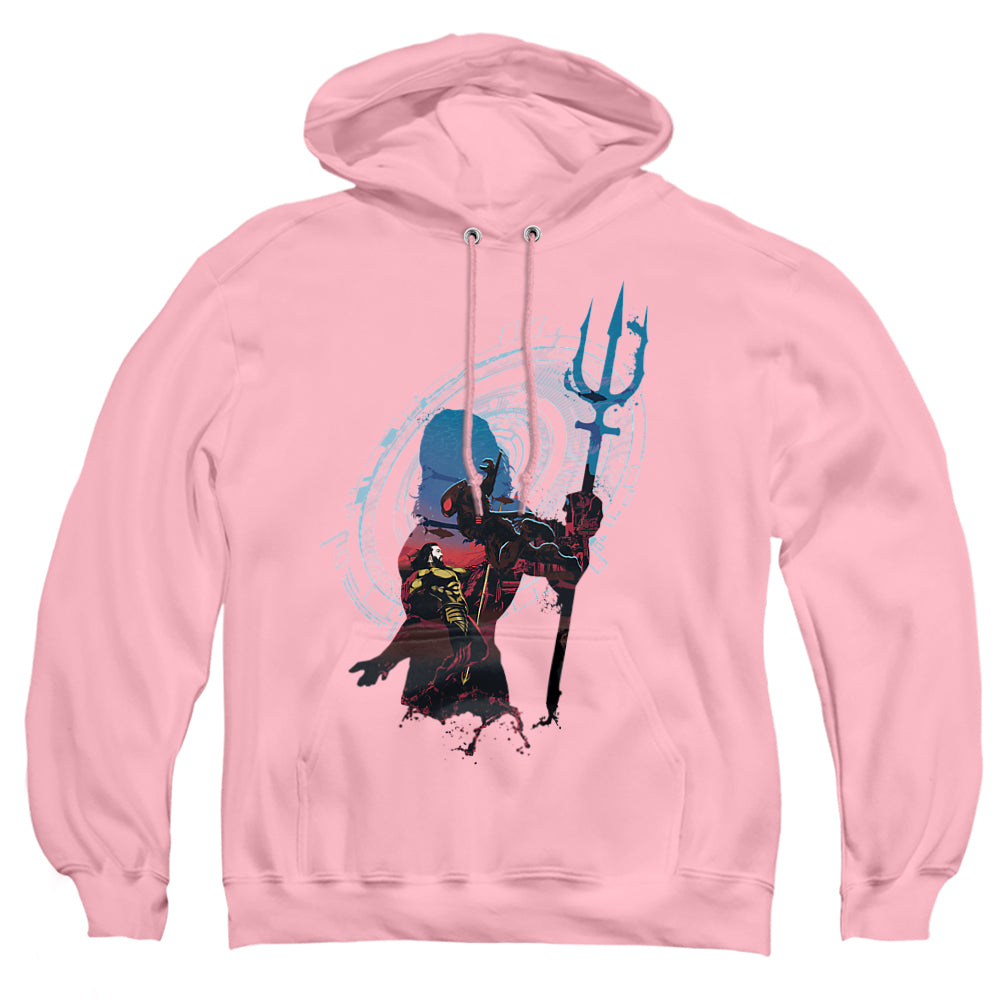 Aquaman Movie Silhouette Men's Pull-Over 75 25 Poly Hoodie