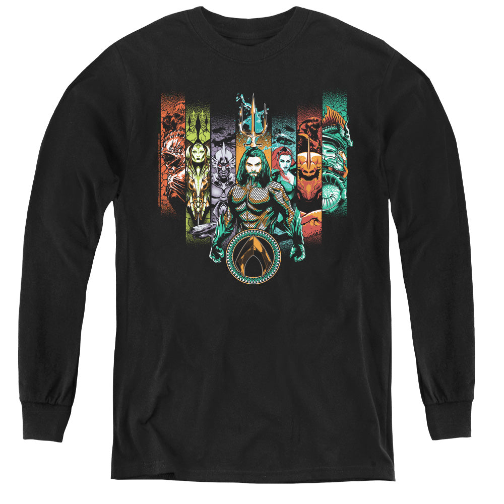 Aquaman Movie Unite The Kingdoms Youth Long-Sleeve T-Shirt