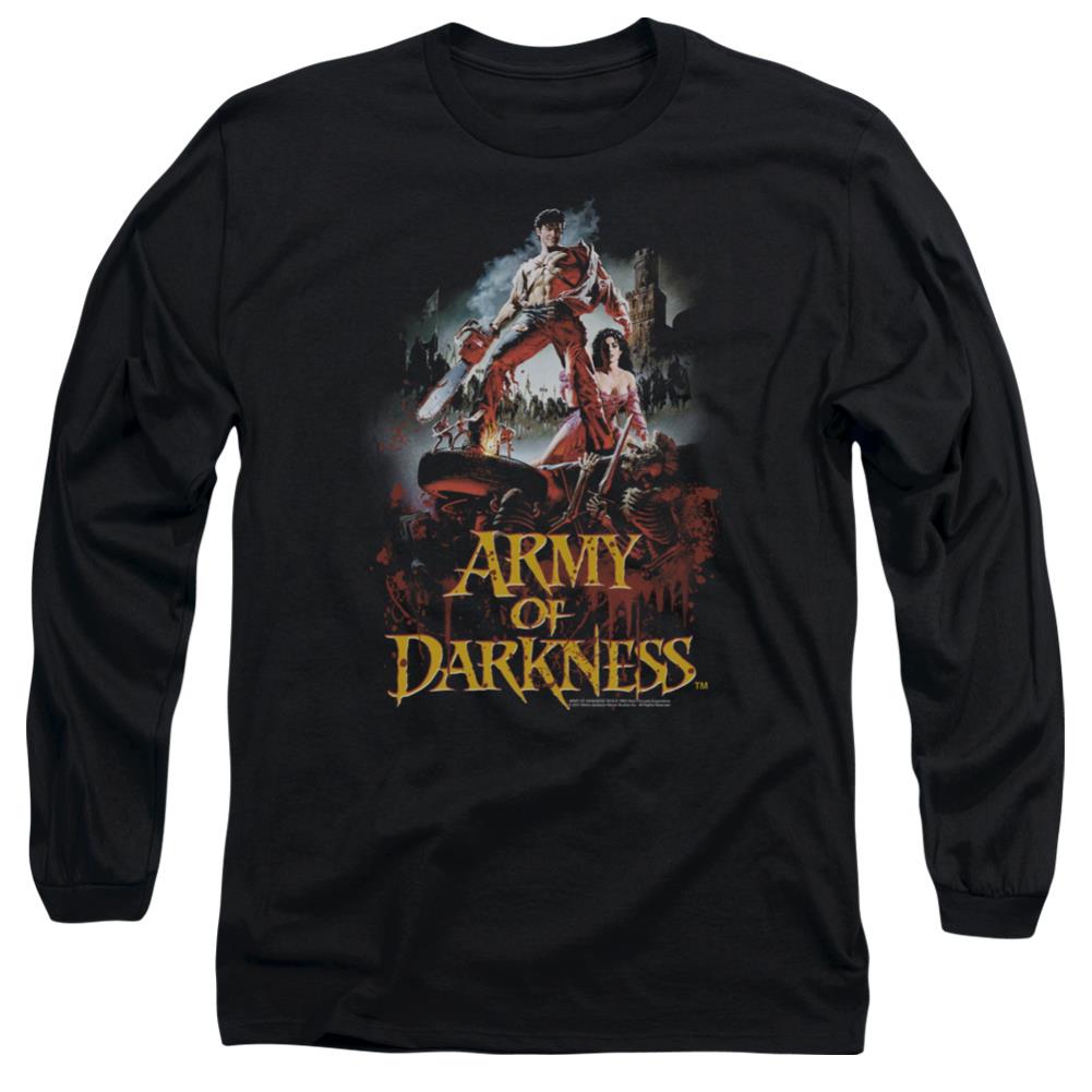 Army Of Darkness Bloody Poster Men's 18/1 Cotton Long-Sleeve T-Shirt