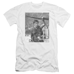 Army Of Darkness Boom Men's Ultra-Soft 30/1 Cotton Slim Short-Sleeve T-Shirt