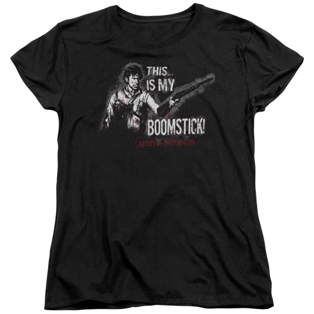Army Of Darkness Boomstick Women's 18/1 Cotton Short-Sleeve T-Shirt