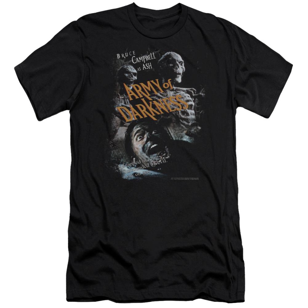 Army Of Darkness Covered Men's Ultra-Soft 30/1 Cotton Slim Short-Sleeve T-Shirt