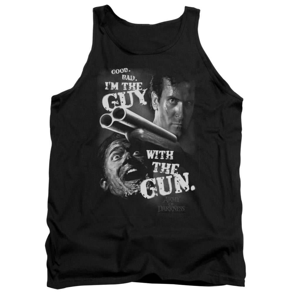 Army Of Darkness Guy With The Gun Men's 18/1 Cotton Tank Top
