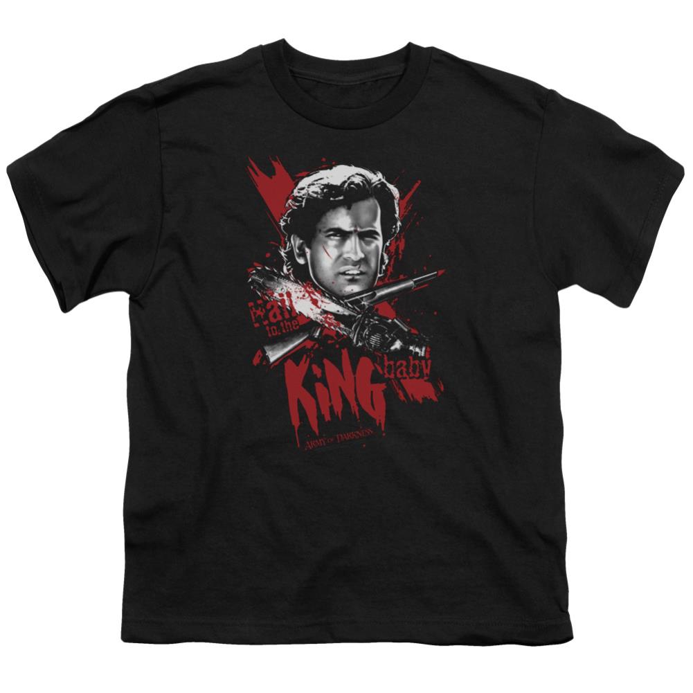Army Of Darkness Hail To The King Youth 18/1 100% Cotton Short-Sleeve T-Shirt