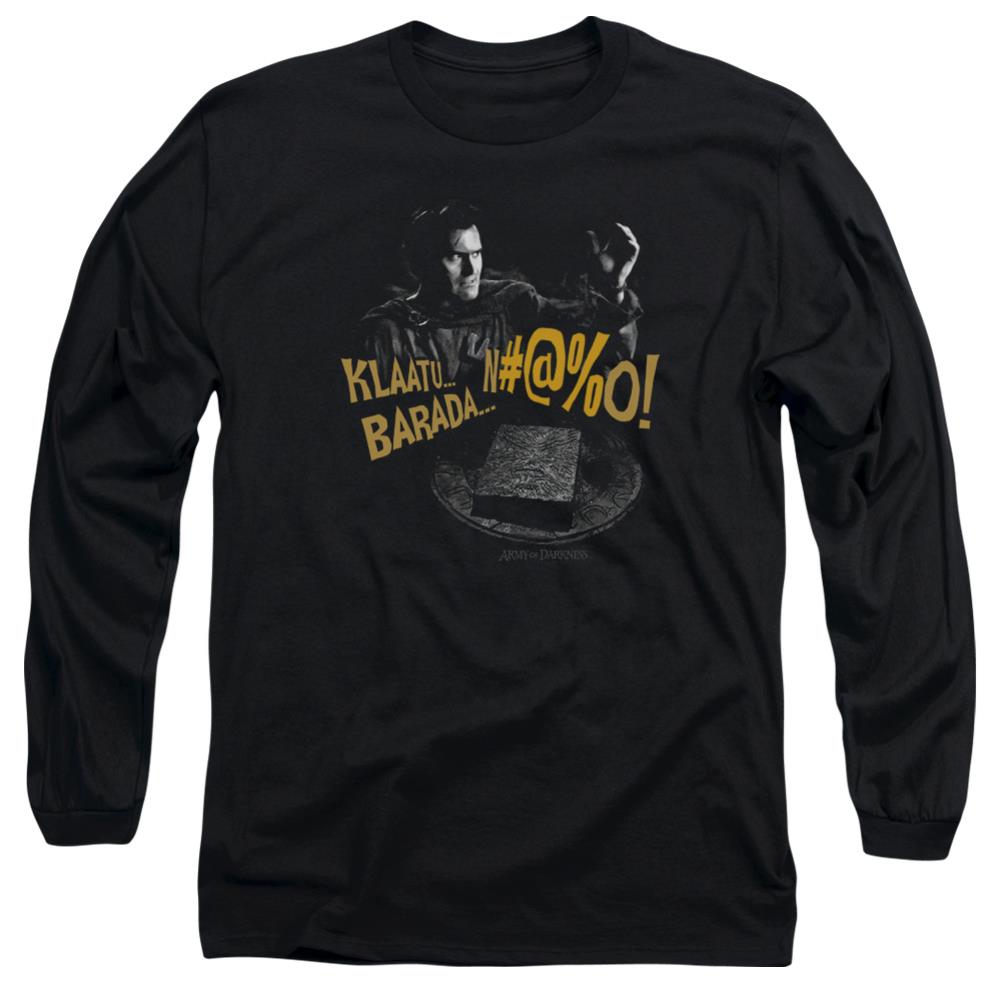Army Of Darkness Klaatu...Barada Men's 18/1 Cotton Long-Sleeve T-Shirt