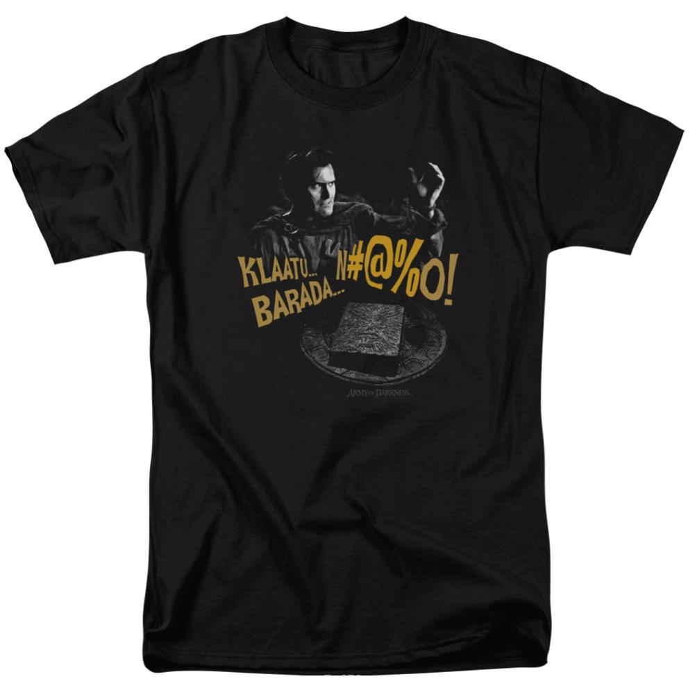 Army Of Darkness Klaatu...Barada Men's 18/1 Cotton Short-Sleeve T-Shirt