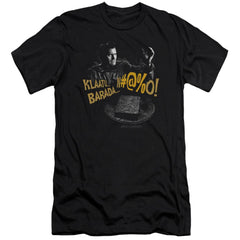 Army Of Darkness Klaatu...Barada Men's Ultra-Soft 30/1 Cotton Slim Short-Sleeve T-Shirt