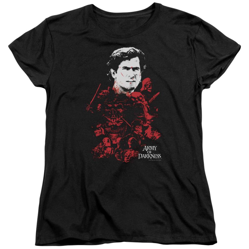 Army Of Darkness Pile Of Baddies Women's 18/1 Cotton Short-Sleeve T-Shirt