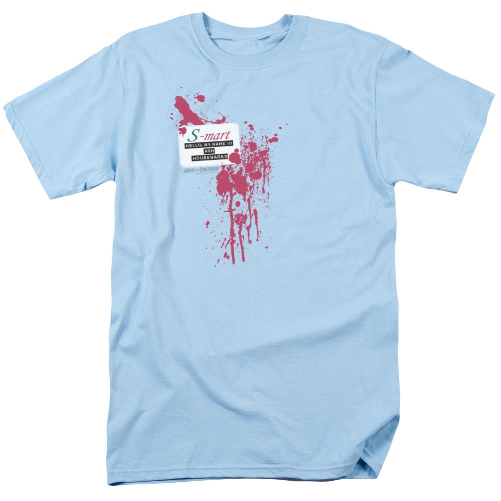 Army Of Darkness S Mart Name Tag Men's 18/1 Cotton Short-Sleeve T-Shirt