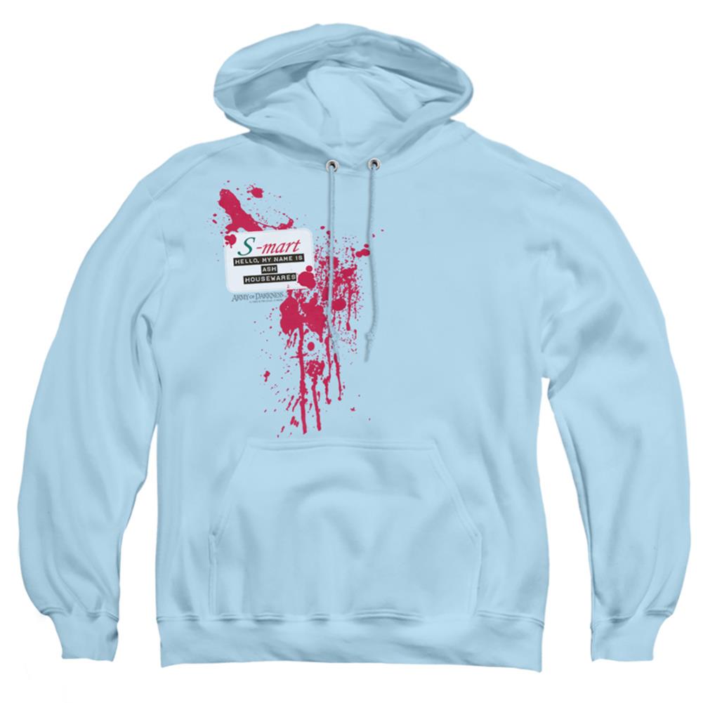 Army Of Darkness S Mart Name Tag Men's Pull-Over 75 25 Poly Hoodie
