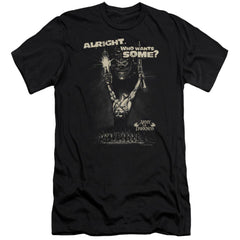 Army Of Darkness Want Some Men's Ultra-Soft 30/1 Cotton Slim Short-Sleeve T-Shirt