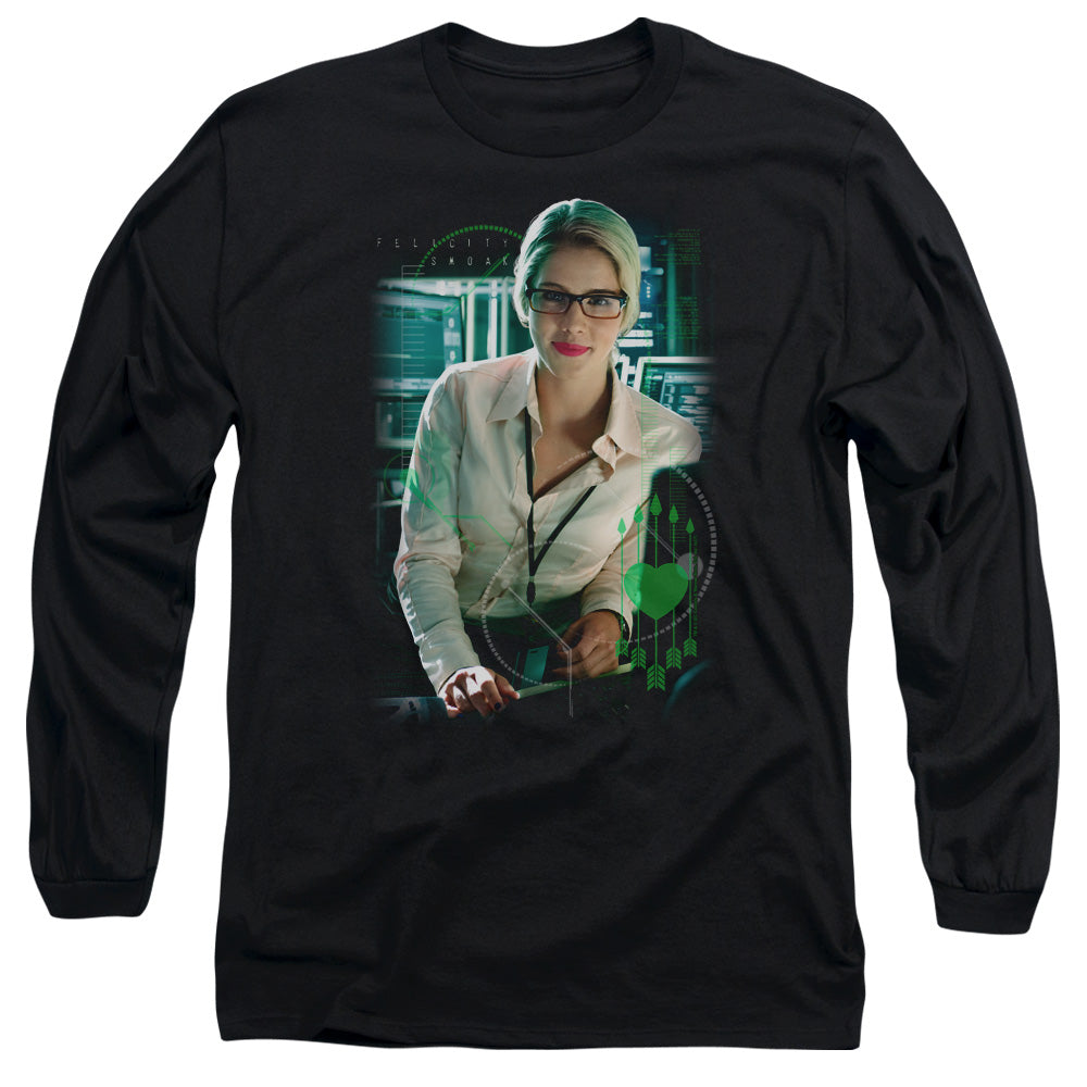 Arrow Felicity Smoak Men's 18/1 Cotton Long-Sleeve T-Shirt