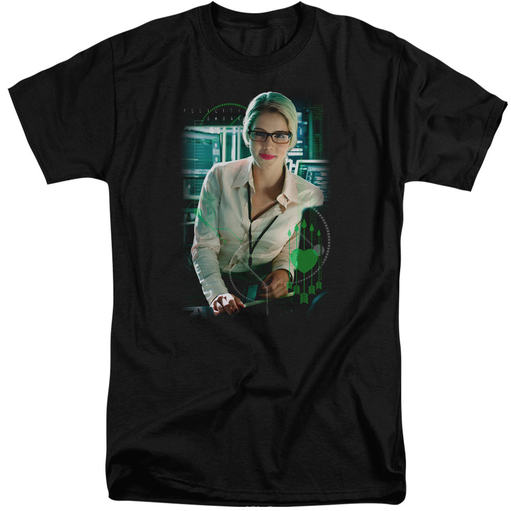 Arrow Felicity Smoak Men's 18/1 Tall Cotton Short-Sleeve T-Shirt