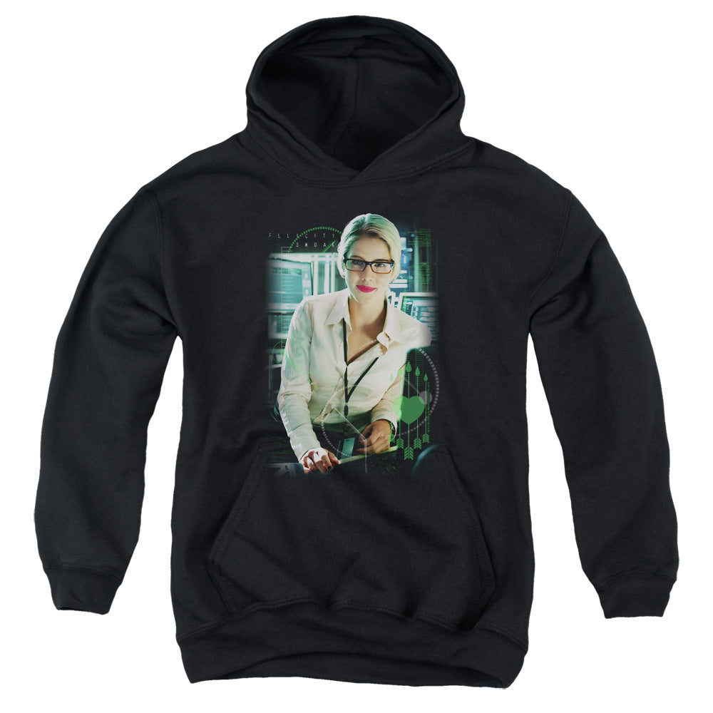 Arrow Felicity Smoak Youth Cotton Poly Pull-Over Hoodie