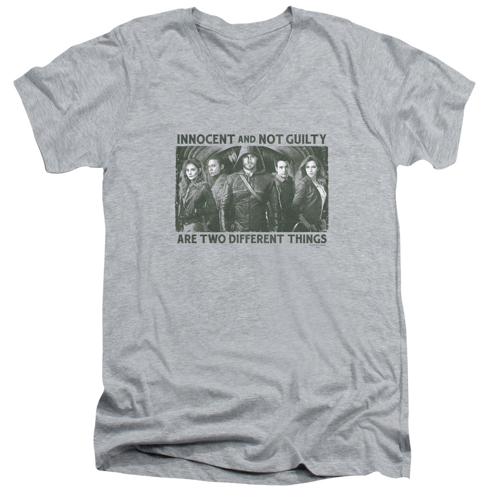 Arrow Not Guilty Men's 30/1 Cotton Slim V-Neck T-Shirt